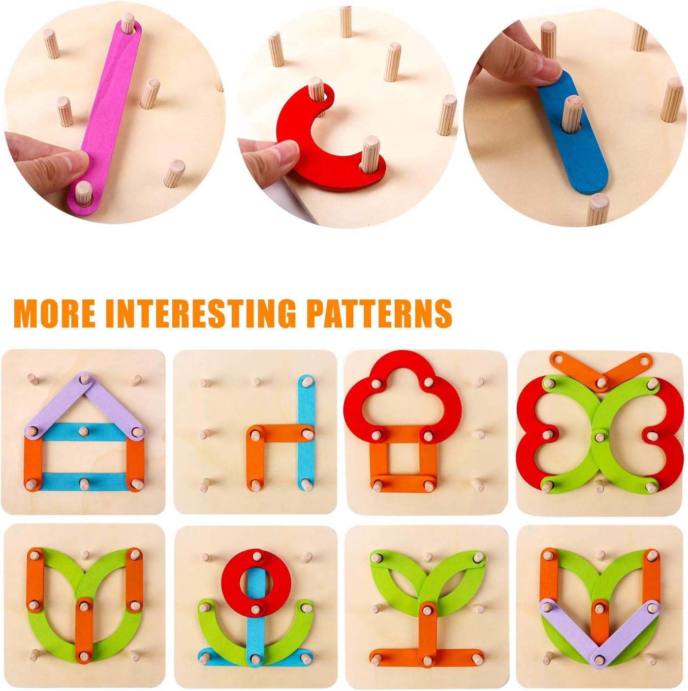 Wooden Letter & Number Puzzle For Pre - School Kids