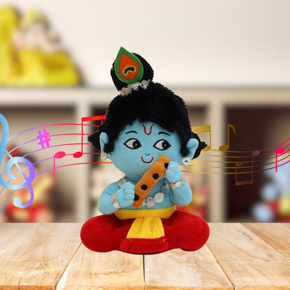 Mantra Chanting Krishna Plush Toy